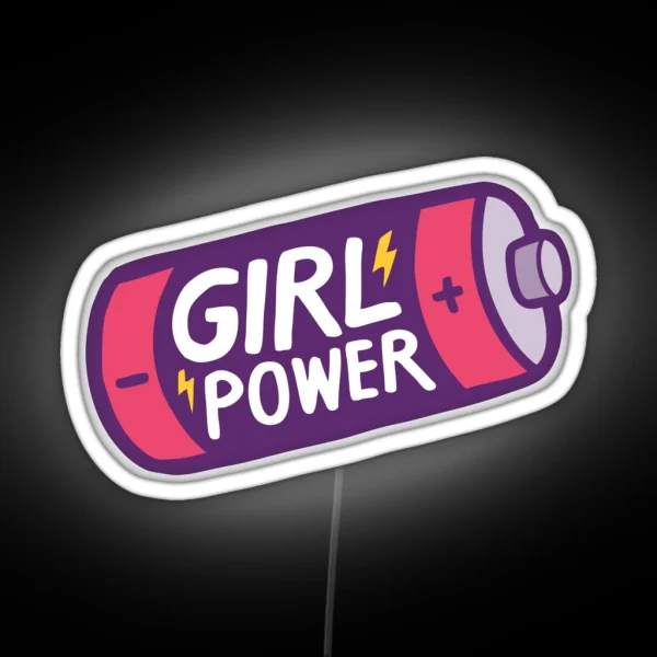 Girl Power RGB Neon Sign