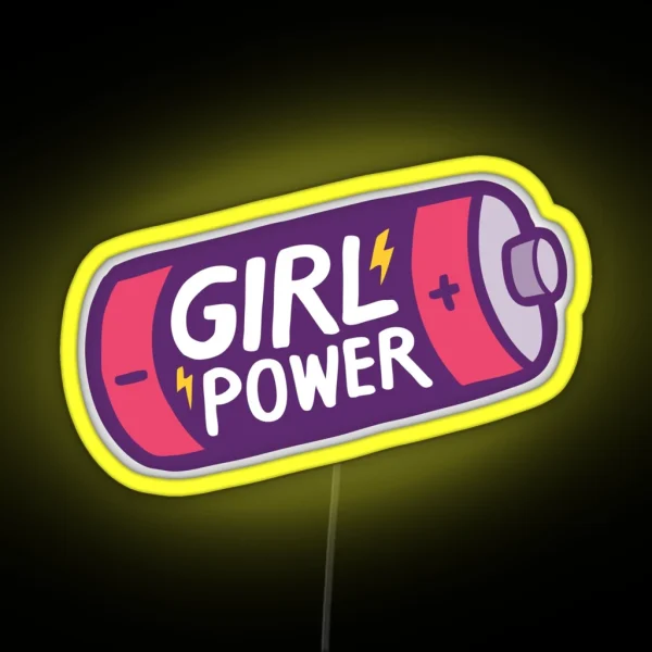 Girl Power RGB Neon Sign