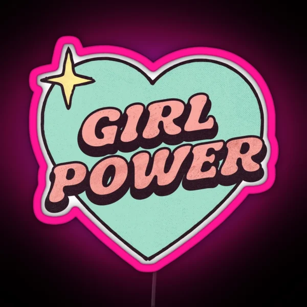 Girl Power RGB Neon Sign