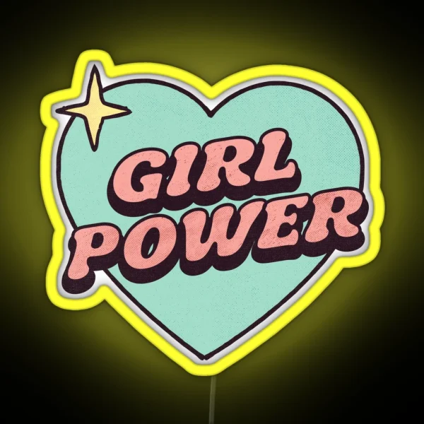 Girl Power RGB Neon Sign