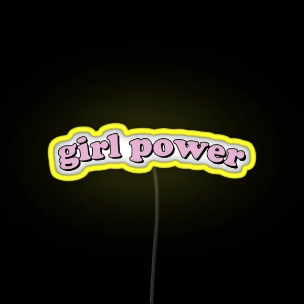 Girl Power RGB Neon Sign