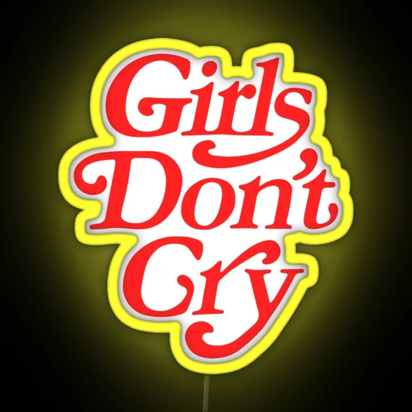 Girls Don T Cry RGB Neon Sign