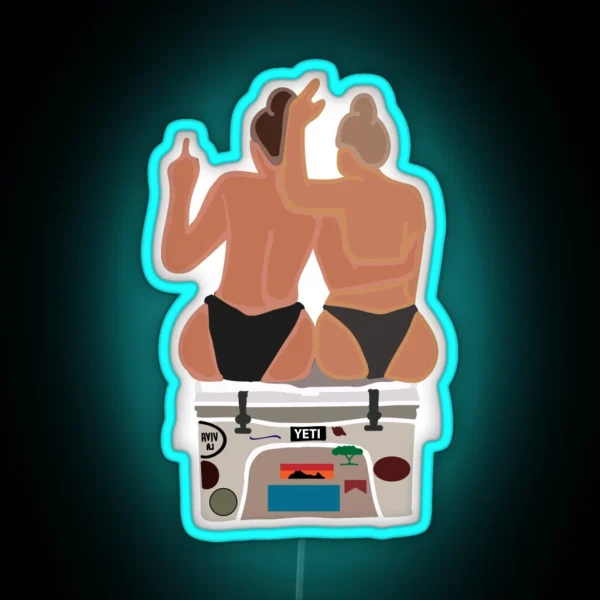 Girls Love Yetis RGB Neon Sign