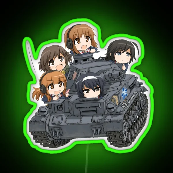 Girls Und Panzer RGB Neon Sign
