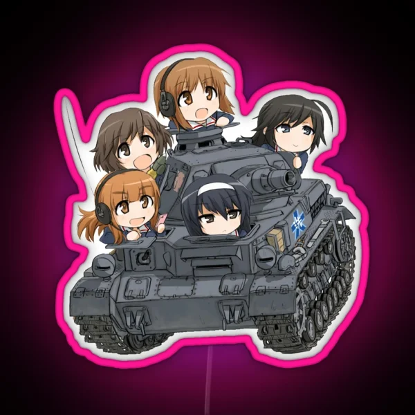 Girls Und Panzer RGB Neon Sign