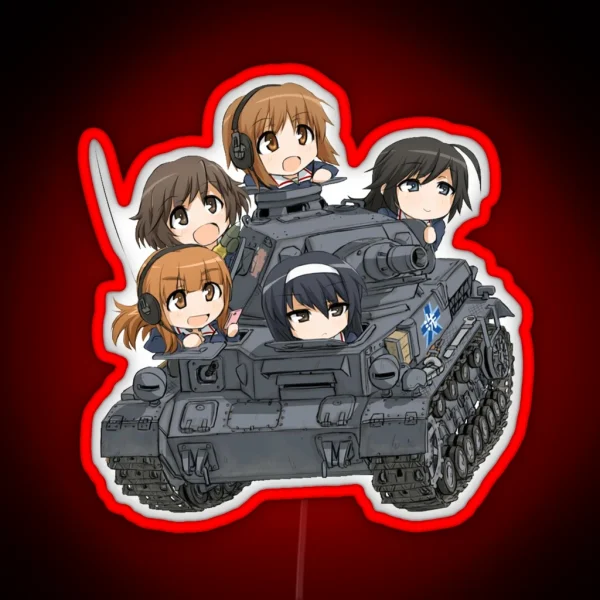 Girls Und Panzer RGB Neon Sign