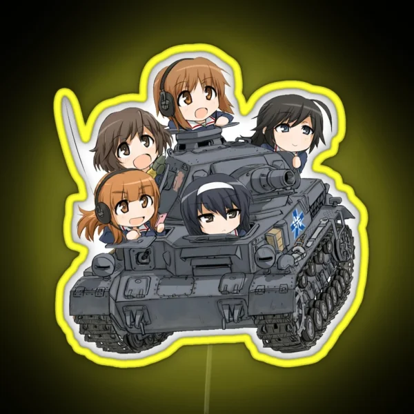 Girls Und Panzer RGB Neon Sign