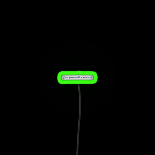 Give Yourself A Reason RGB Neon Sign