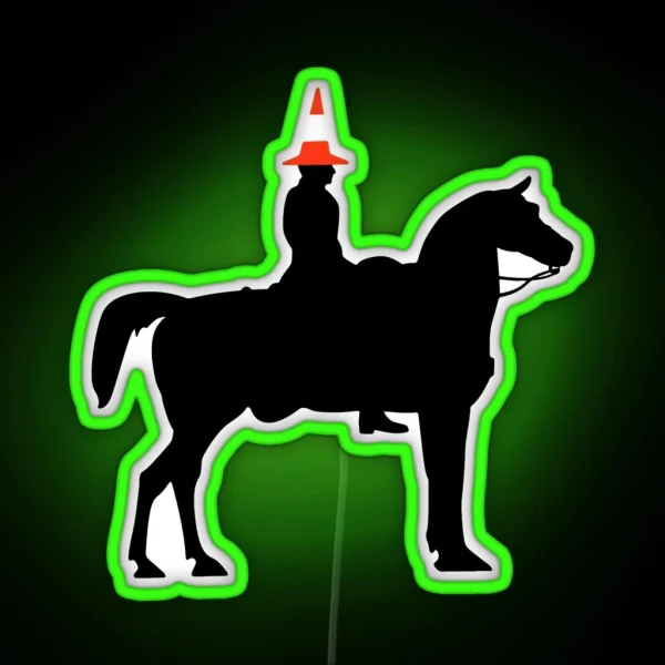 Glasgow Duke Of Wellington Horse Statue RGB Neon Sign