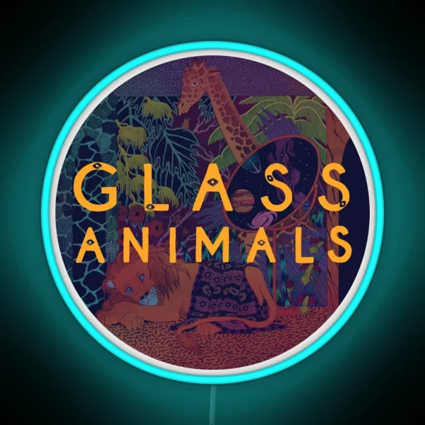 Glass Animals RGB Neon Sign