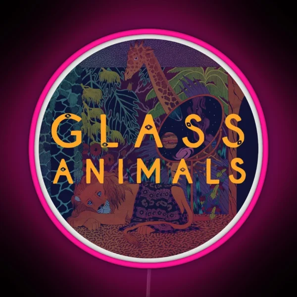 Glass Animals RGB Neon Sign