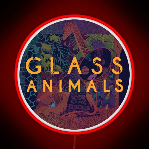 Glass Animals RGB Neon Sign