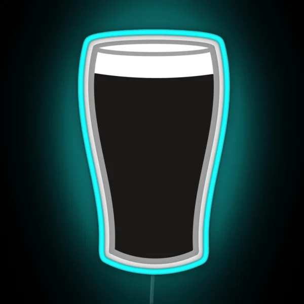 Glass Of Guinness RGB Neon Sign
