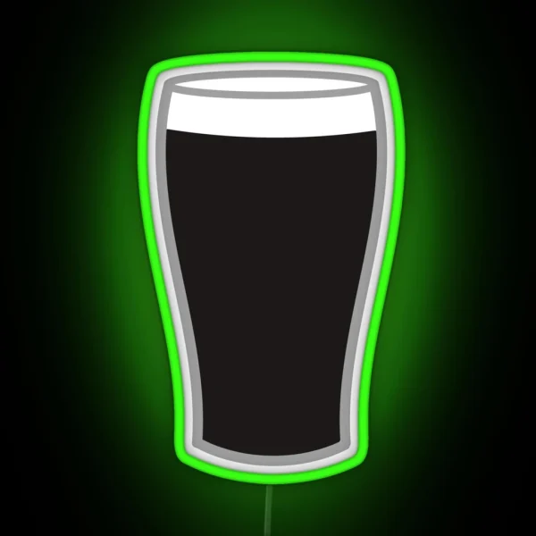 Glass Of Guinness RGB Neon Sign