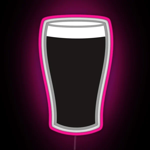 Glass Of Guinness RGB Neon Sign