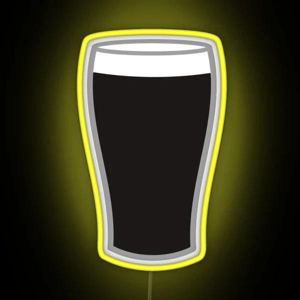 Glass Of Guinness RGB Neon Sign