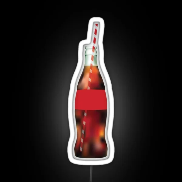 Glass Soda Bottle RGB Neon Sign