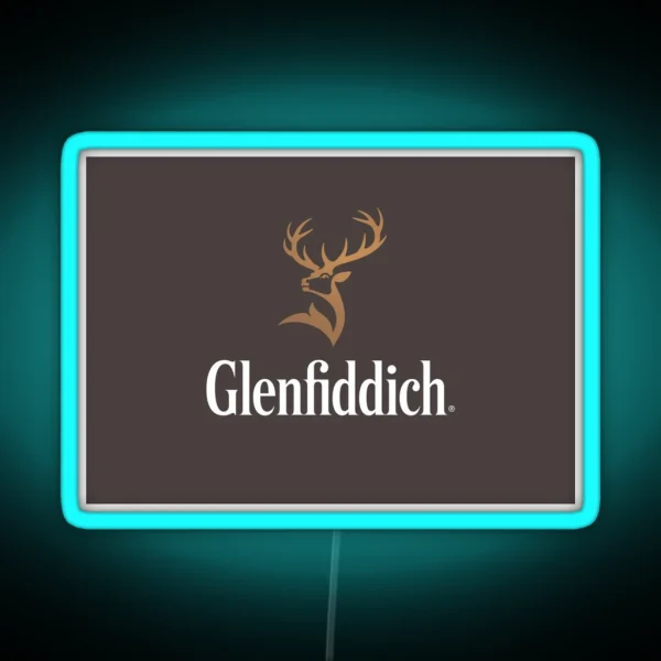 Glenfiddich Logo RGB Neon Sign