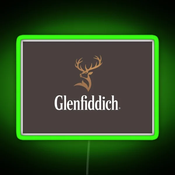 Glenfiddich Logo RGB Neon Sign
