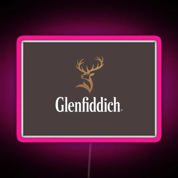 Glenfiddich Logo RGB Neon Sign