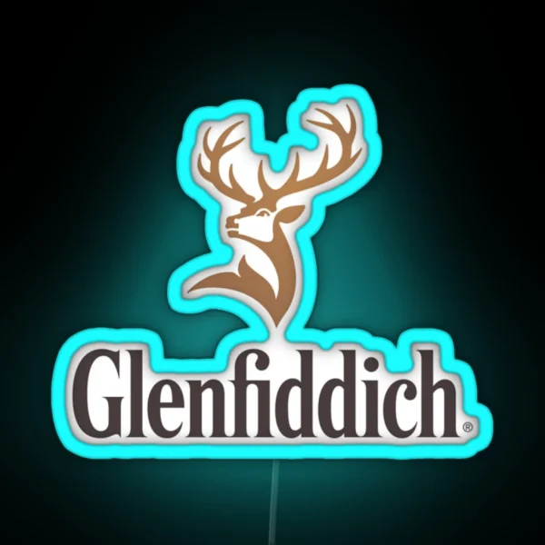 Glenfiddich Whisky RGB Neon Sign