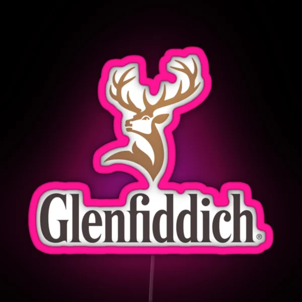 Glenfiddich Whisky RGB Neon Sign
