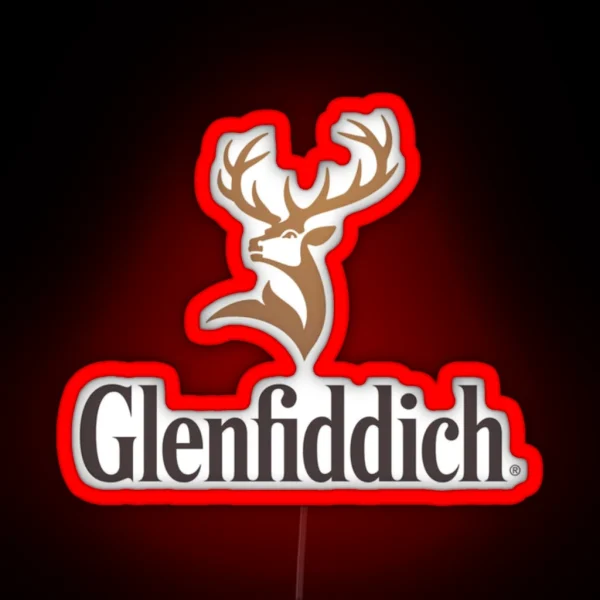 Glenfiddich Whisky RGB Neon Sign