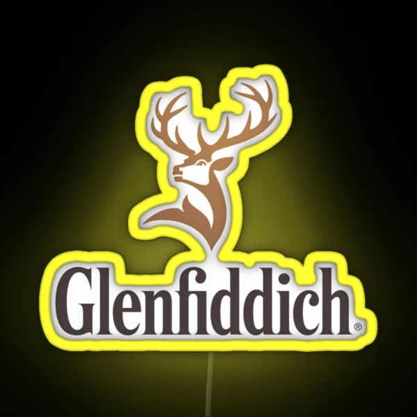 Glenfiddich Whisky RGB Neon Sign
