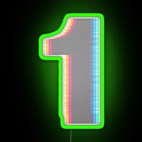 Glitch One RGB Neon Sign