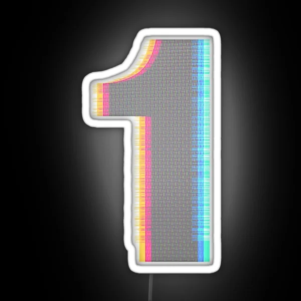 Glitch One RGB Neon Sign