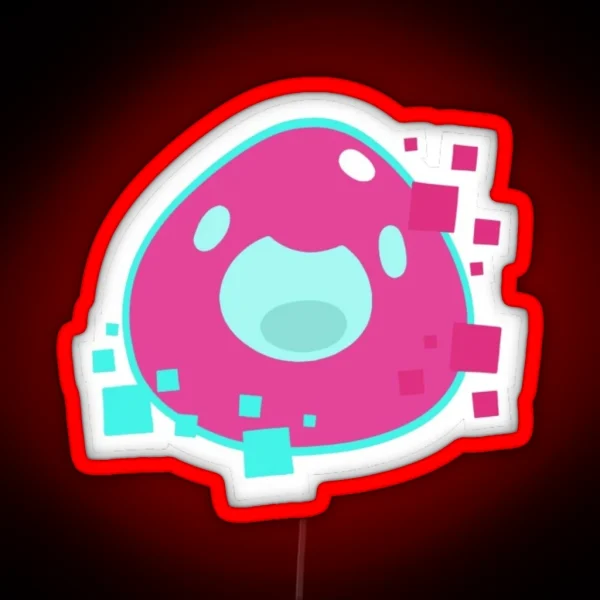 Glitch Slime From Slime Rancher RGB Neon Sign