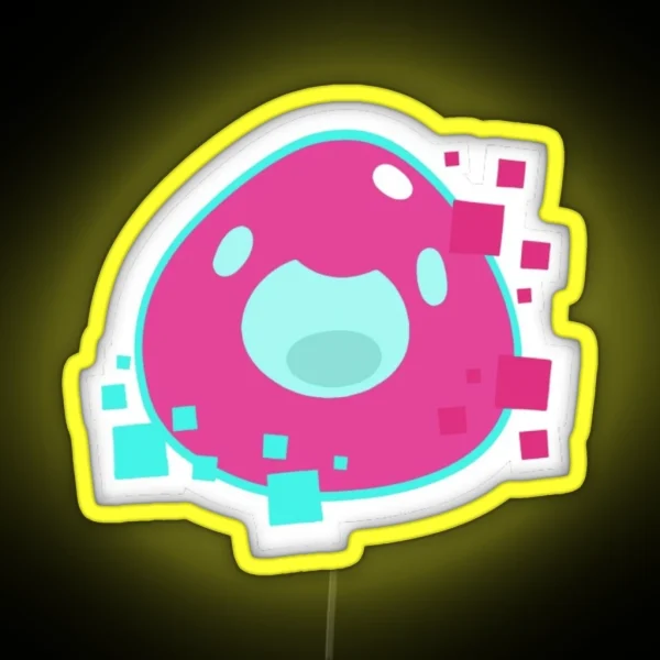 Glitch Slime From Slime Rancher RGB Neon Sign