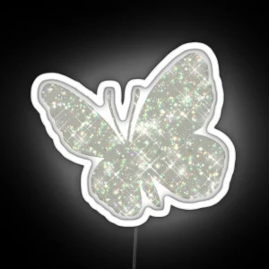 Glitter Butterfly RGB Neon Sign