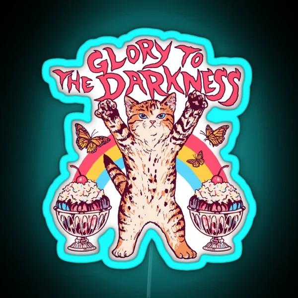 Glory To The Darkness RGB Neon Sign