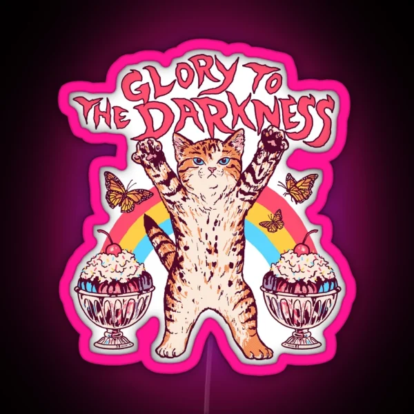 Glory To The Darkness RGB Neon Sign
