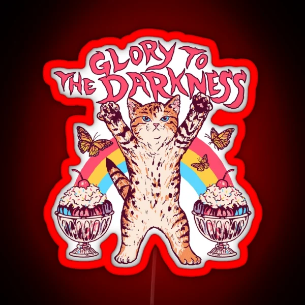 Glory To The Darkness RGB Neon Sign