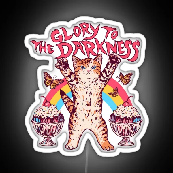 Glory To The Darkness RGB Neon Sign