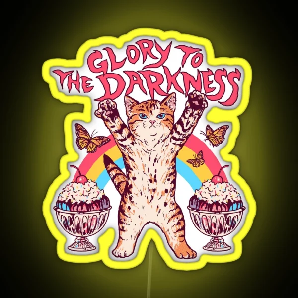 Glory To The Darkness RGB Neon Sign