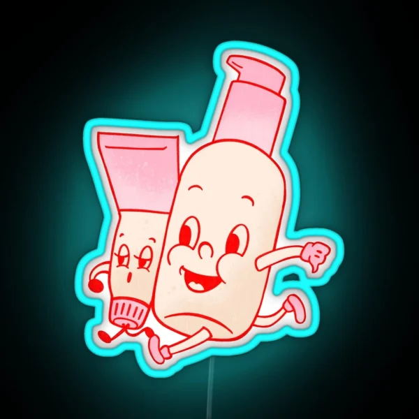 Gloss Skincare Routine RGB Neon Sign