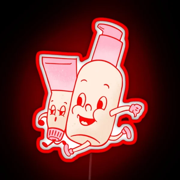 Gloss Skincare Routine RGB Neon Sign