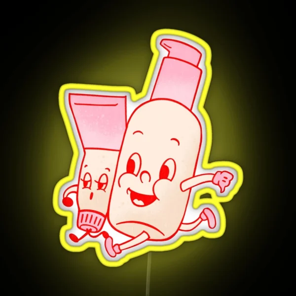 Gloss Skincare Routine RGB Neon Sign