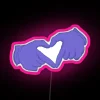 RGB Neon Sign with Heart-Shaped Glove Design Illuminates Your Space
