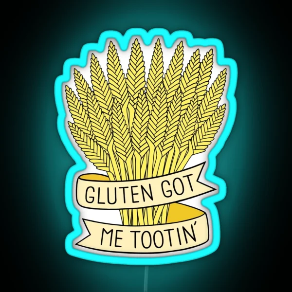 Gluten Allergy RGB Neon Sign