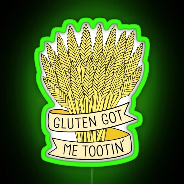 Gluten Allergy RGB Neon Sign
