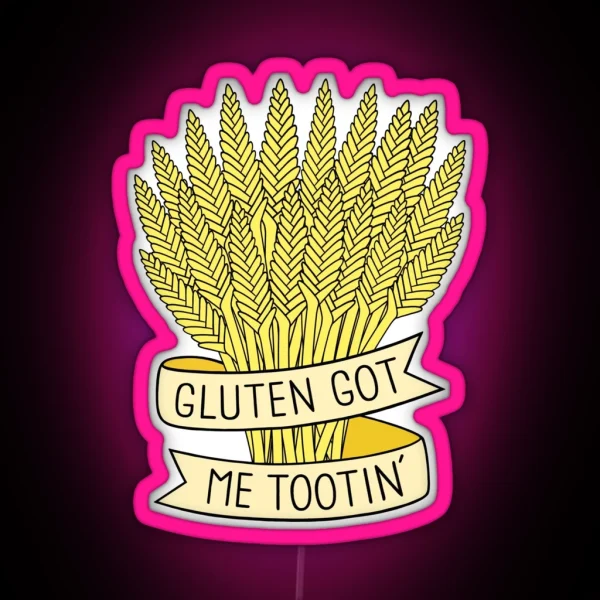 Gluten Allergy RGB Neon Sign