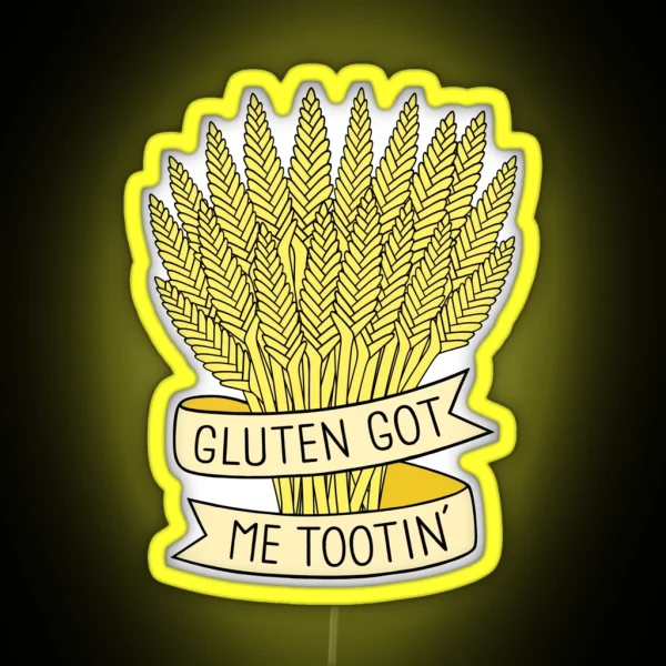 Gluten Allergy RGB Neon Sign