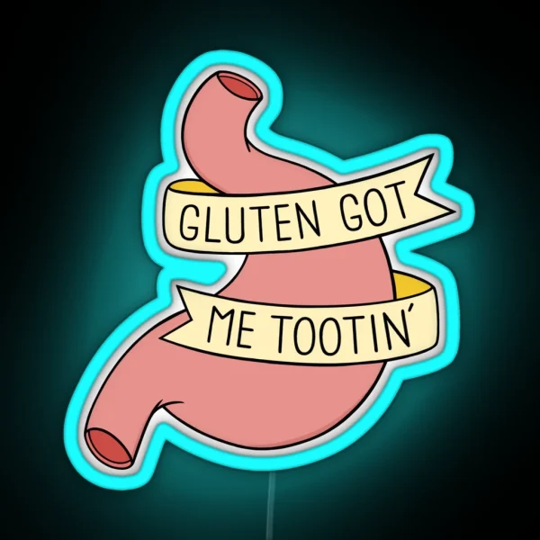 Gluten Allergy RGB Neon Sign