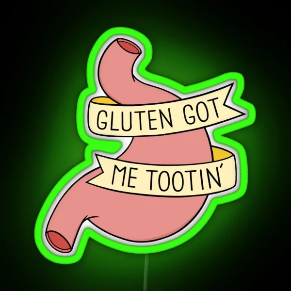 Gluten Allergy RGB Neon Sign