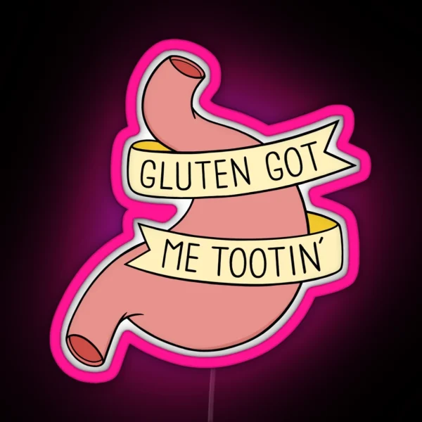 Gluten Allergy RGB Neon Sign