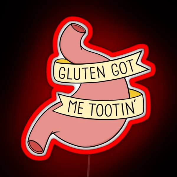 Gluten Allergy RGB Neon Sign